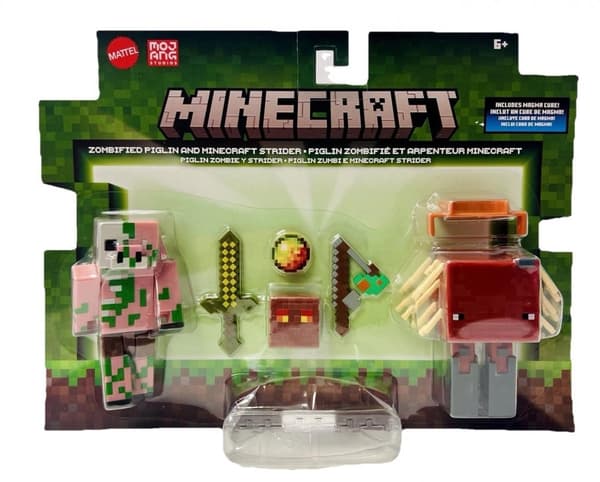 Minecraft-figurer 2-pack + tillbehör JCN56