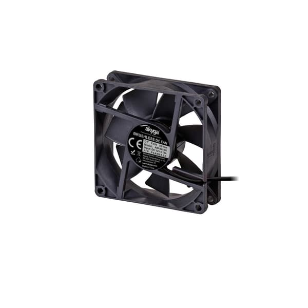 Akyga AW-8A-BK Computerblæser 80mm Molex 12V Sort 2000 o/min