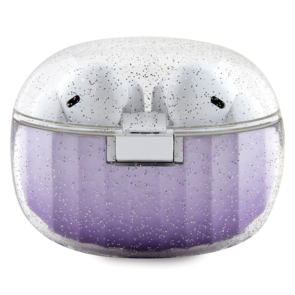 Guess Bluetooth Glitter Gradient TWS In-Ear Hovedtelefoner + Dockingstation, Lilla