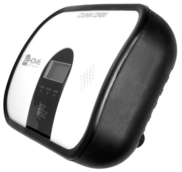 Fristående elektrokemisk kolmonoxidsensor med termometer, batteridriven, 85dB