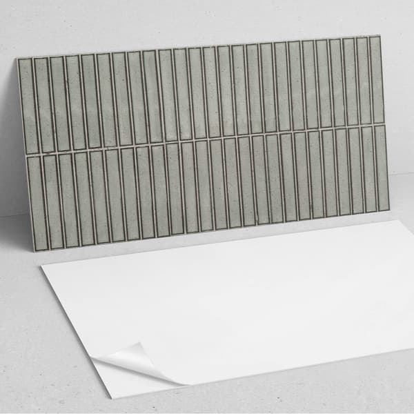 Estetisk vinyltapet med tryck 100x50 cm rektangulära paneler i nät