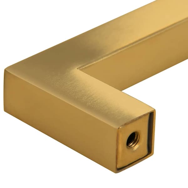 vidaXL skabsgreb, 10 stk., guld, 96 mm, rustfrit stål