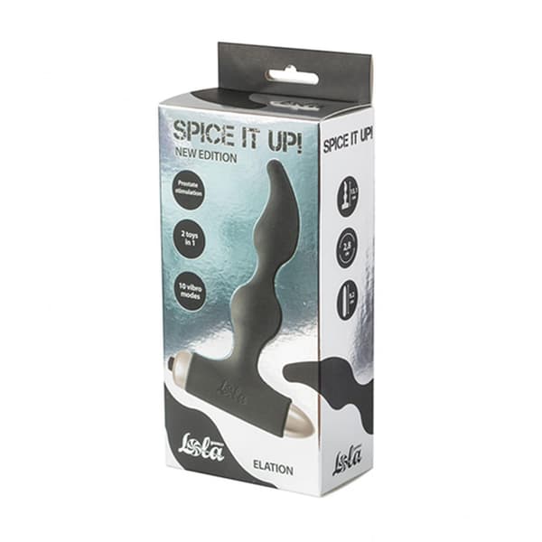 Vibrerende analprop Spice it up Ny udgave Elation Sort