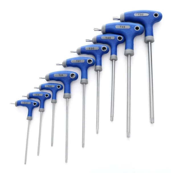 Sæt med 9 Torx-nøgler KD10247