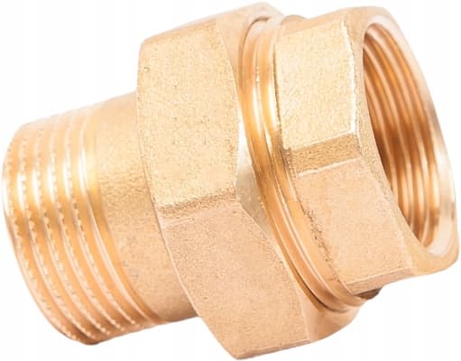 Lige messingskrueforbindelse, O-ringstætning, 3/4” GZ/GW, producent SIZER