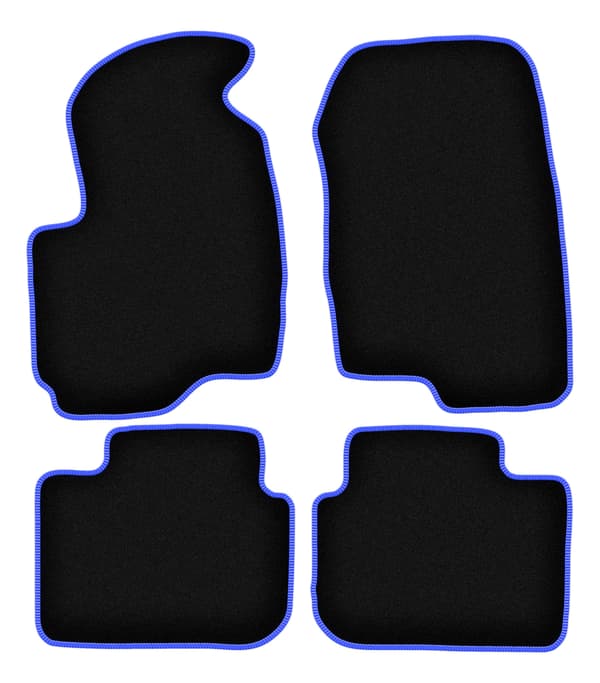 CARLUX-BLÅ bilmåtter til: Mitsubishi Colt VII hatchback (2004-2008)