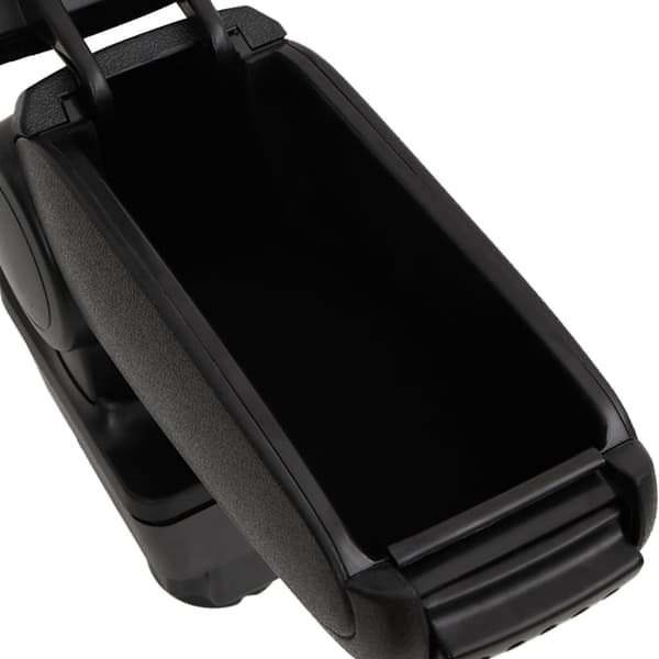 vidaXL bilarmlæn, sort, 11x35x(32-49) cm, ABS