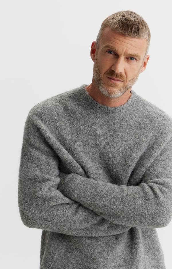 Grov strik sweater M