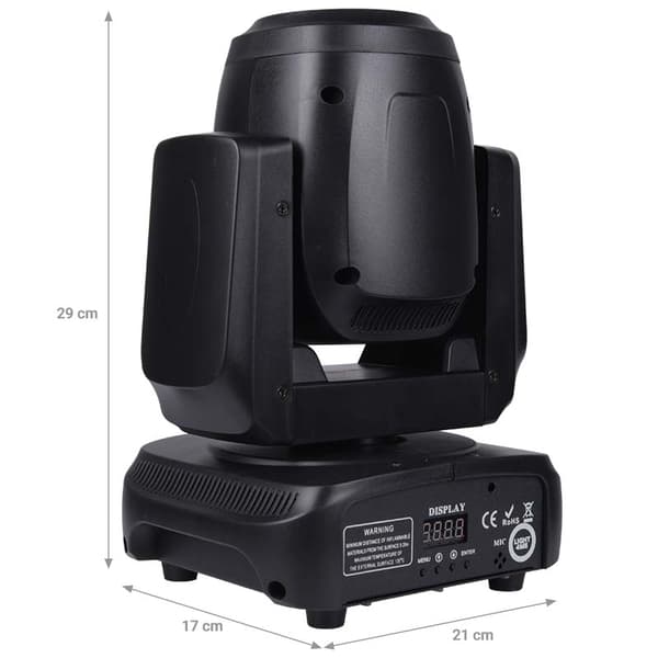 LIGHT4ME FOCUS 100 BEAM rörlig huvud LED