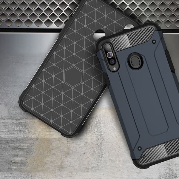 TECH ARMOR cover til Samsung Galaxy A20S, Mørkeblå