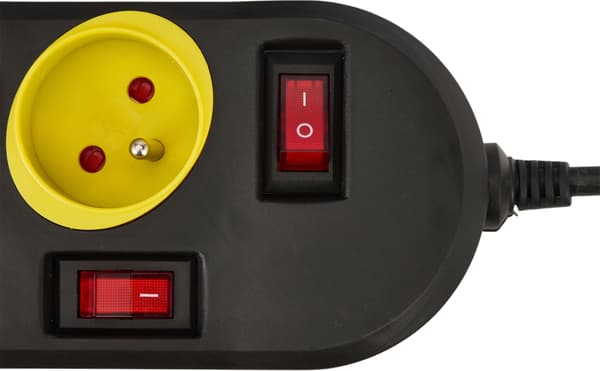 5M forlængerledning 5 stikkontakter KD4002-CZ