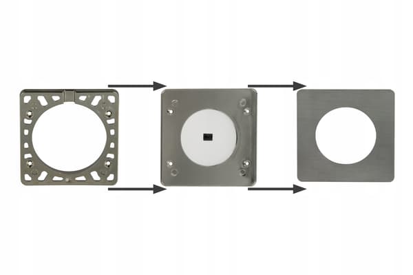 Indbygget LED-møbellampe 3W IR-sensor rustfrit stål 4000K SLL03