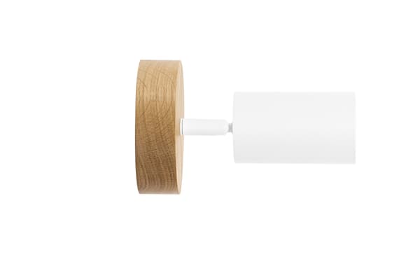Moderne hvid lampe - 1 x GU10 - Diameter 10 cm - Oval