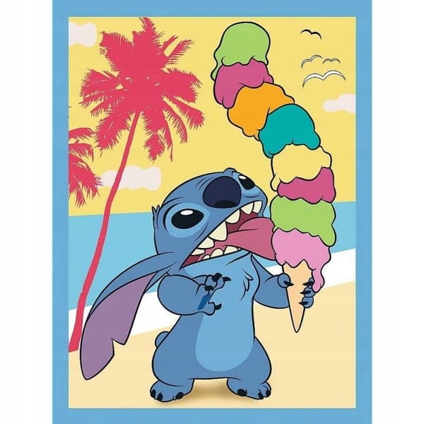 Puslespil + Memo Lilo og Stitch 3+ Trefl