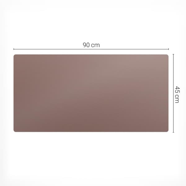 Skyddsdyna i vinyl för arbetsplats, brun, 90x45 cm