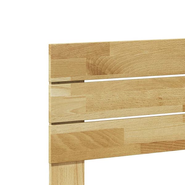 vidaXL sengegavl 75 cm massivt egetræ