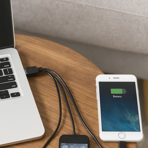 BC USB Micro Typ B Laddkabel för iPhone Apple Lightning 8-pins 30-pins 3-i-1