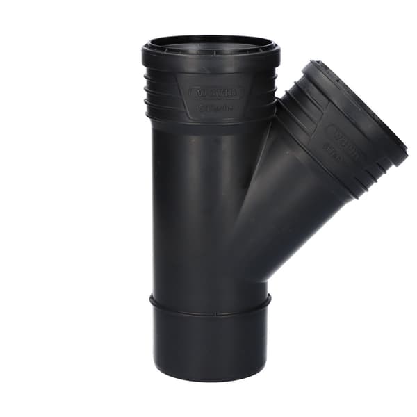 Sitech Plus PP-HT 110x110/45 sanitets-T-koppling för internt avlopp
