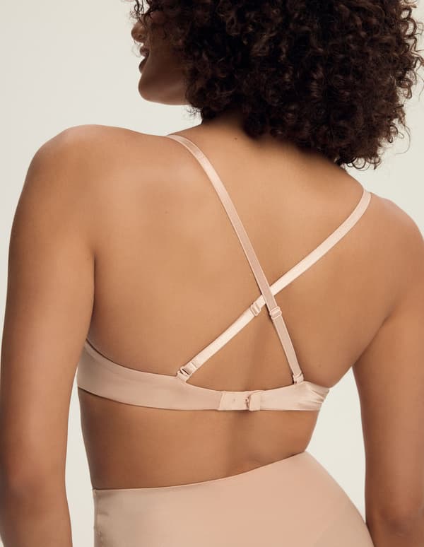 Silkkiset Esotiq Push-Up -rintaliivit | Beige 70E