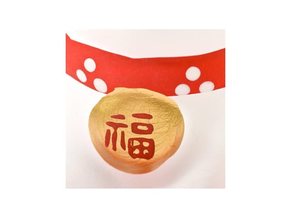 Maneki Neko -hahmo - Valkoinen