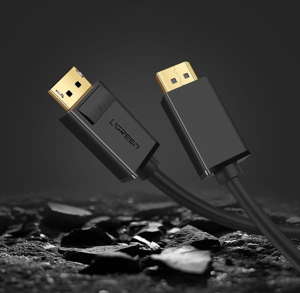 DisplayPort 1.2 4K 2m musta kaapeli