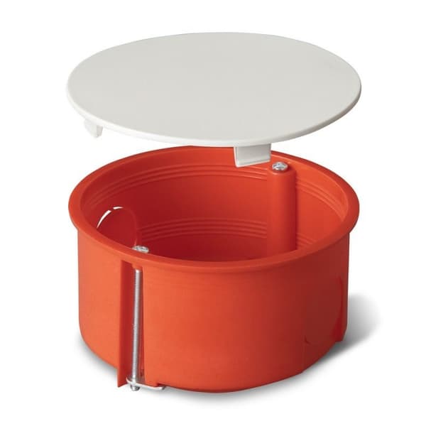 Indbygget dåse PO-80, til gipsvægge, orange