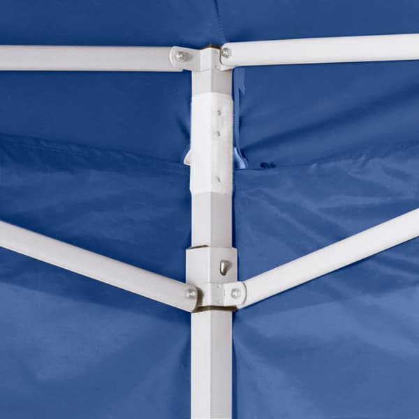 vidaXL professionelt foldbart festtelt, 4 sider, 2x2 m, stål