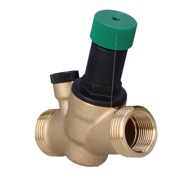 Trykregulator, DN20, tilslutningsgevind: 3/4 tomme indvendig og 1 c