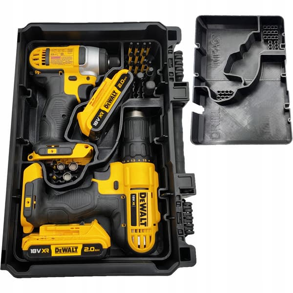 ORGANIZER DeWalt ToughSystem 2.0 TIL SKRUETRÆKKER DCF885 DCD771 3DMX