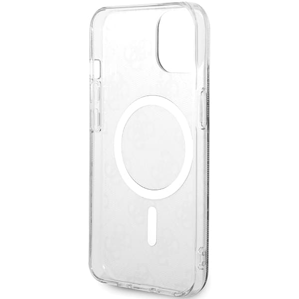 Guess IML 4G MagSafe-etui til iPhone 15 Plus, sort