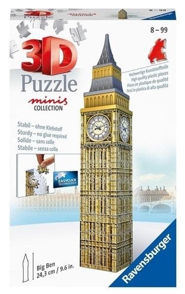 3D-palapeli 54 minirakennusta: Big Ben