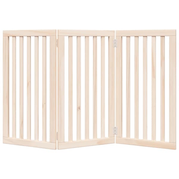 vidaXL foldbart sikkerhedsgitter til hunde, 3 paneler, 150 cm