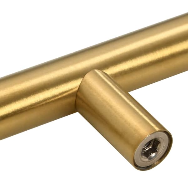 vidaXL skabsgreb, 10 stk., guld, 96 mm, rustfrit stål