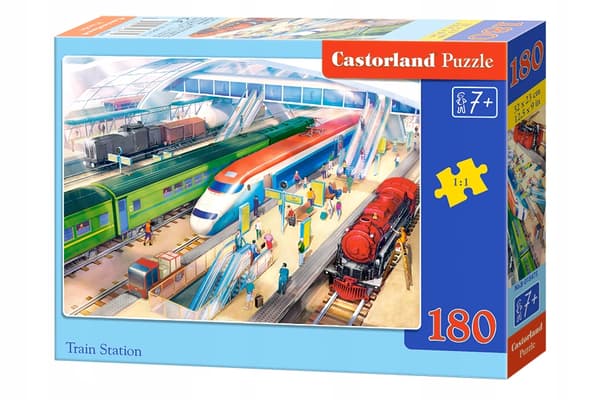 Puslespil 180 brikker B-018475 Togstation