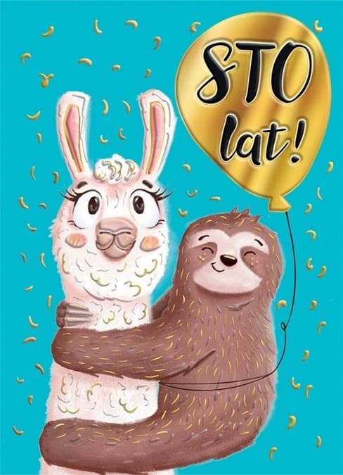 Kort B6 Lama med sengångare
