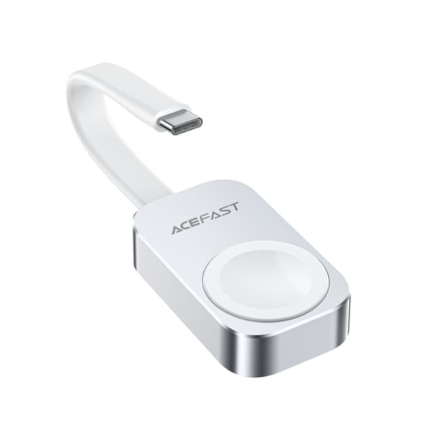 Trådløs oplader til Apple Watch 5W - sølv