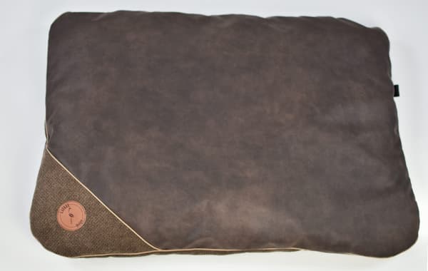 FRIDA kudde brun + brun struktur 85 cm x 65 cm
