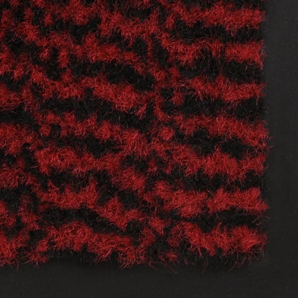 vidaXL Dörrmattor, 2 st, Rektangulära, 80x120 cm, Röda