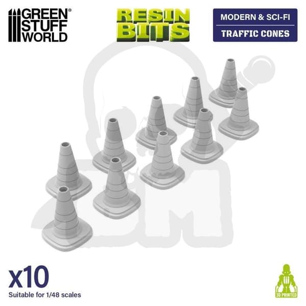 GSTU521817 3D-utskriven modern och sci-fi-trafikkon