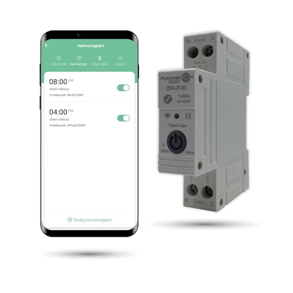 Zigbee Tuya Sikring 1-63A