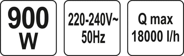 DYKPUMP 900W YT-85333 YATO