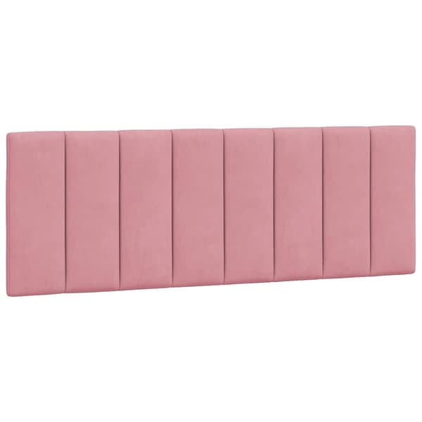 vidaXL Sängynpäätytyyny, Vaaleanpunainen, 120 cm, Sametti