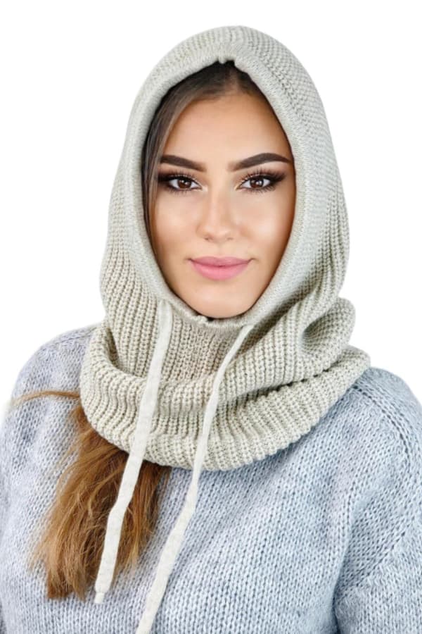 NILDA moderigtig hætte-elefanthue beige