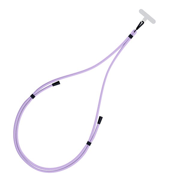 3mk EasyClip telefonsnor, lyselilla med sorte detaljer
