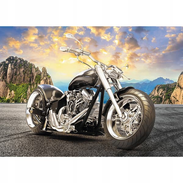 37384 "500 - Sort motorcykel" / Trefl