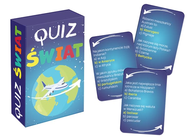 Quiz World. Mini. Brädspel. Känguru