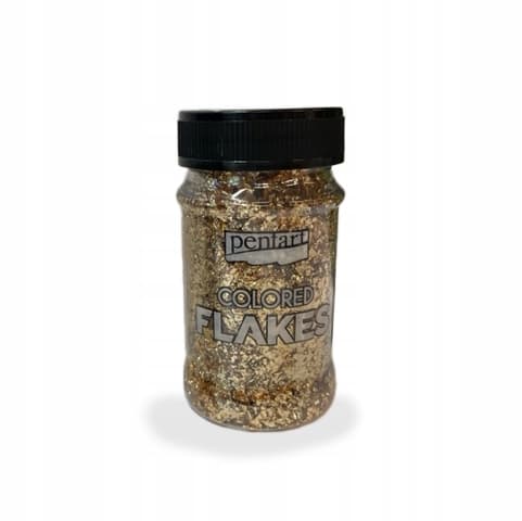 PENTART FOLIEFLAKES 100ml BAROQUE GOLD