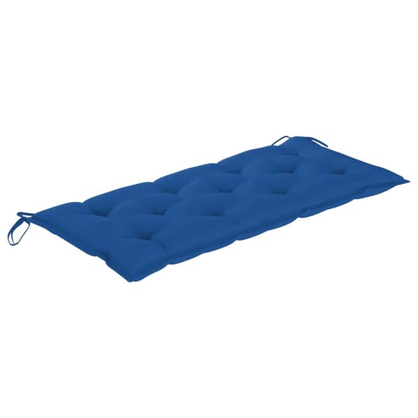 vidaXL Puutarhapenkki tyynyllä 120 cm bambu