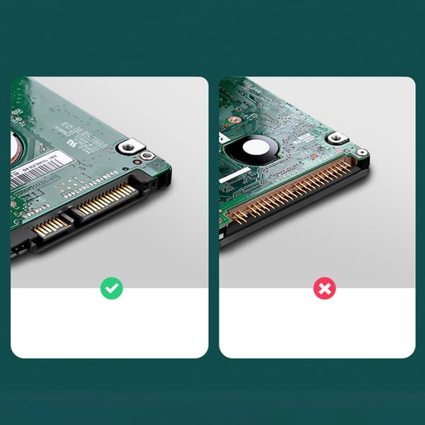 SATA 2,5'' 6TB USB-C 3.0 svart hårddiskkabinett