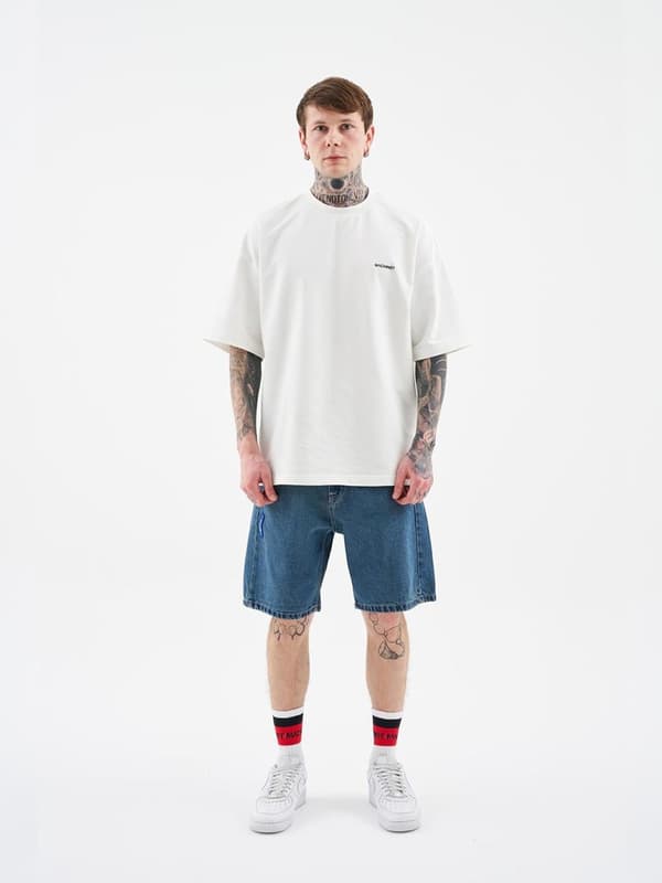 Herr Mörkblå Jeansshorts MyStars Blå Basic 31